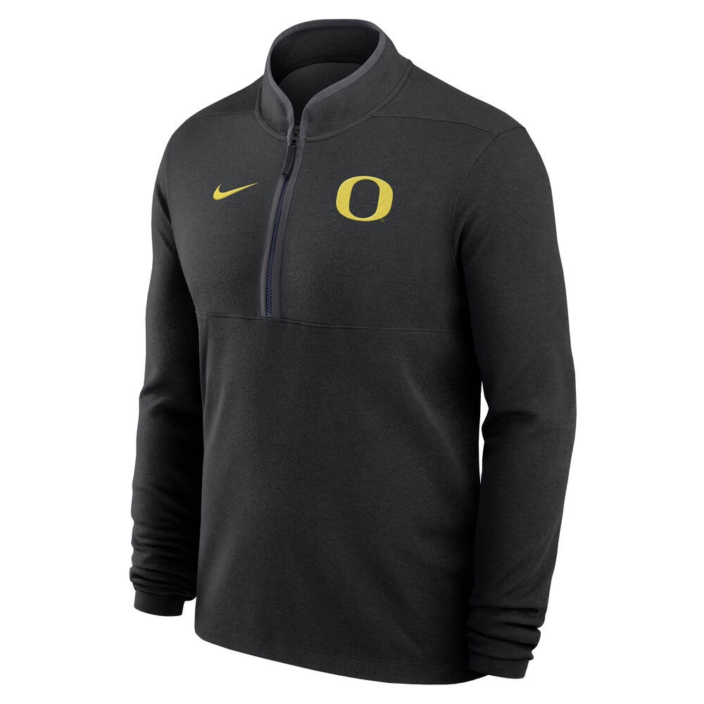 Classic Oregon O, Nike, Black, Pullover, Performance/Dri-FIT, Men, Pullover, Sweatshirt, 853991